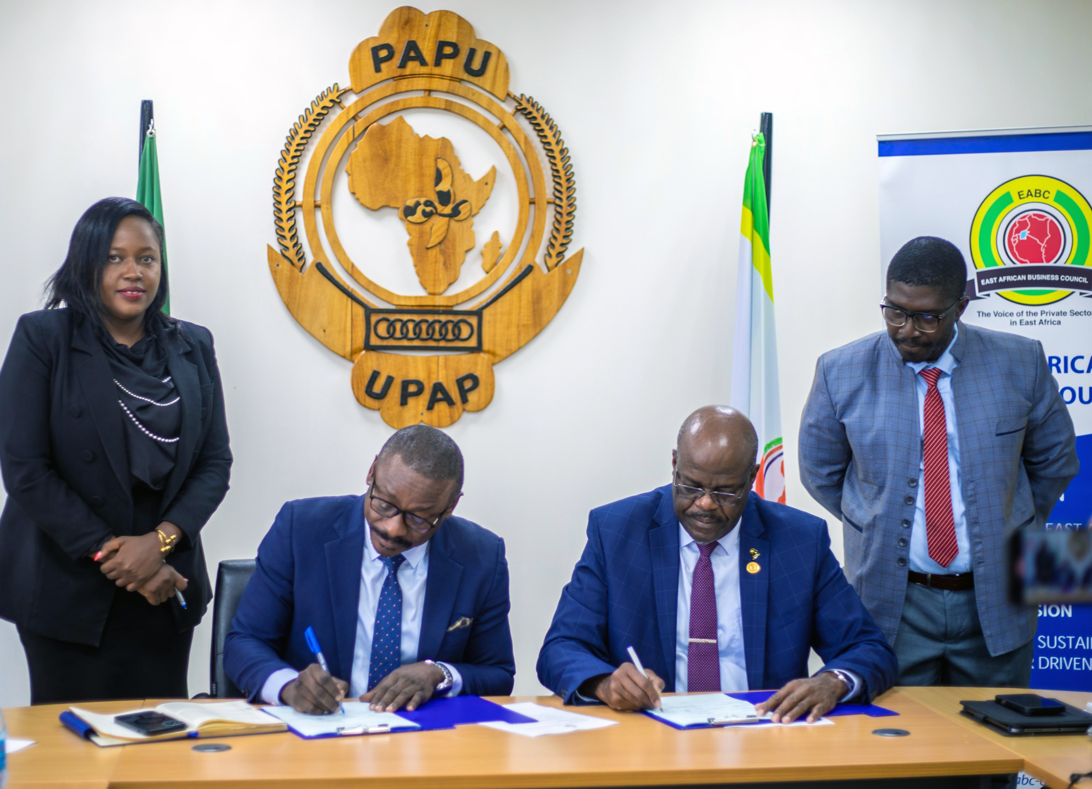 African postal body, EABC sign partnership MoU